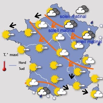 Nette dégradation sur la moitié Sud