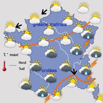 Plus stable, avant le retour des orages la semaine prochaine
