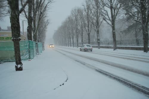 Jusqu'à 15 cm de neige (18 cm en 1991)