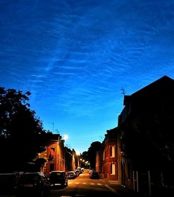 Nuages nocturnes (à 70 km d'altitude !)