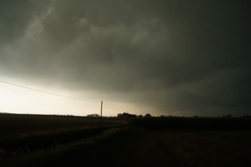 Orage en approche aux environs de Rouen