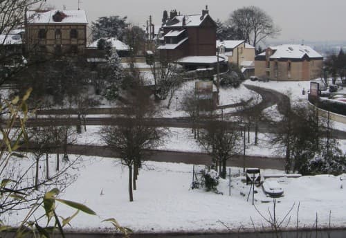 Rouen sous un manteau blanc