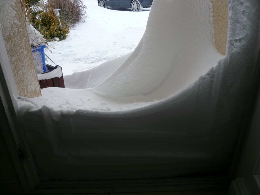 devant ma porte d'entrée