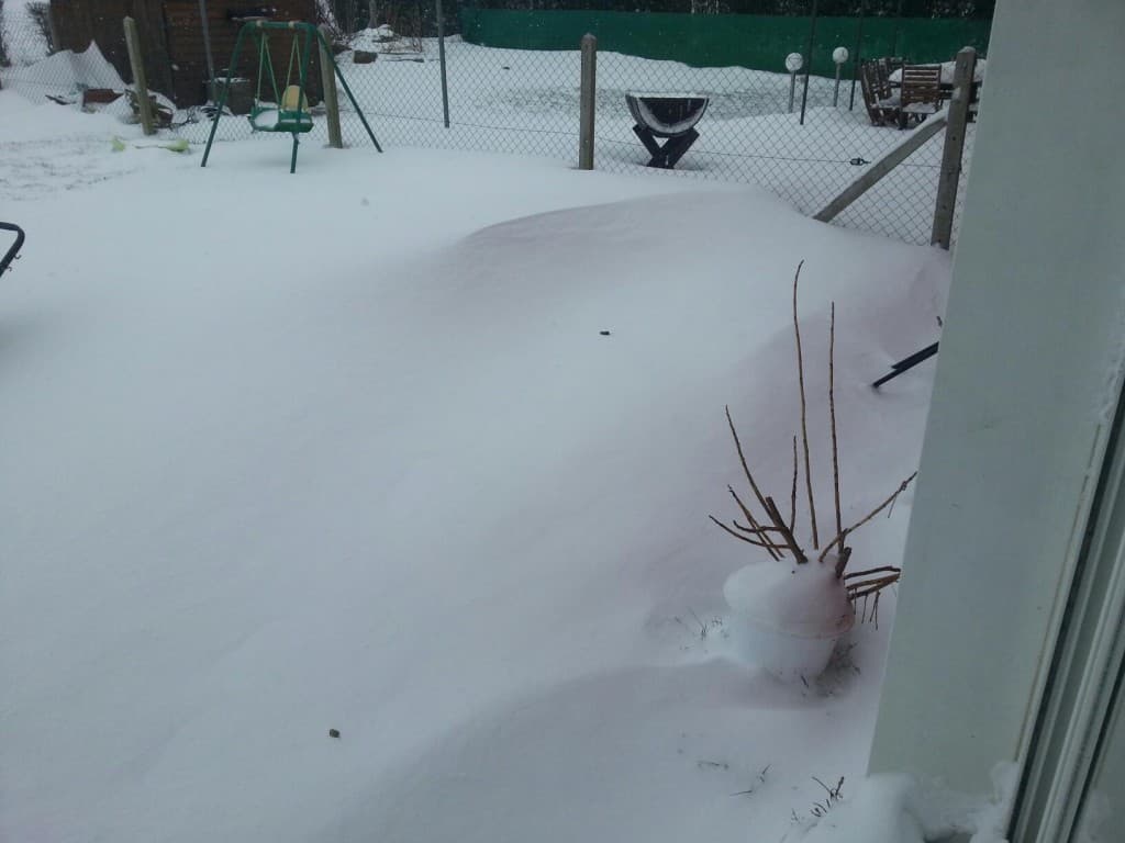Saint ouen du Breuil sous la neige