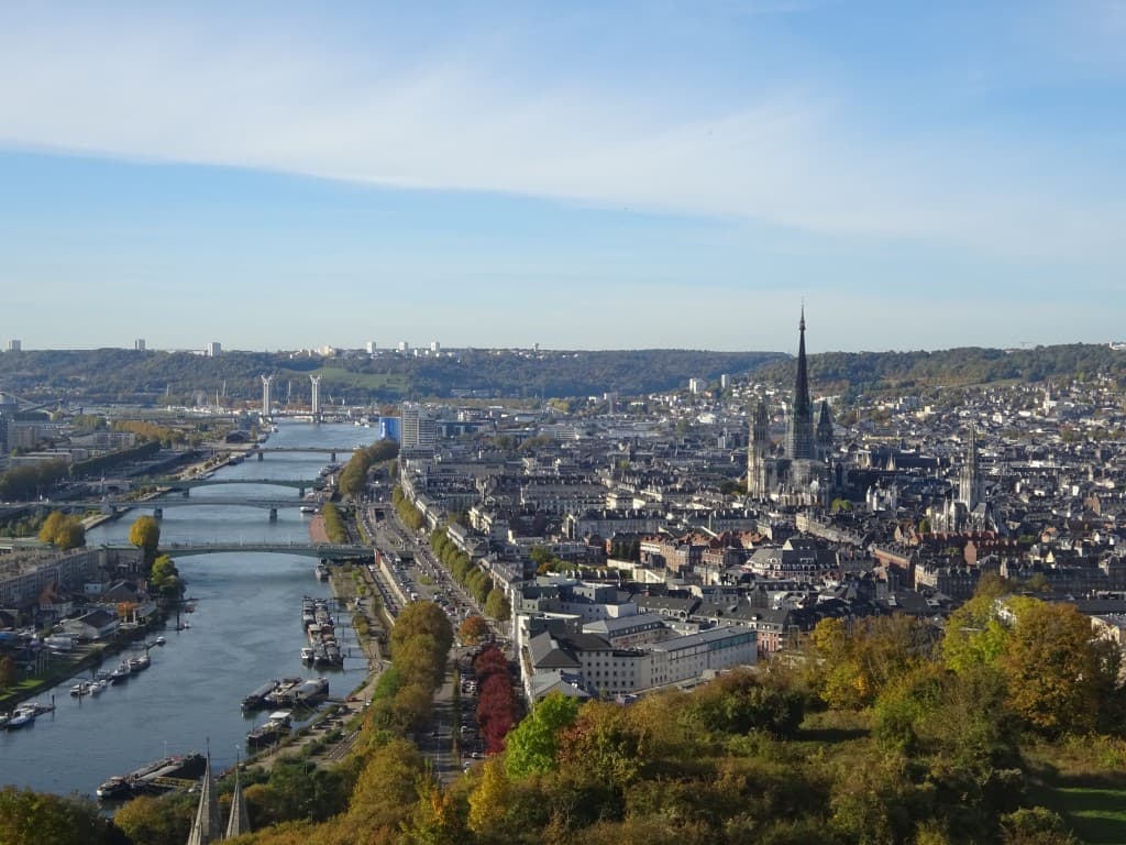 Depuis la colline Ste Catherine