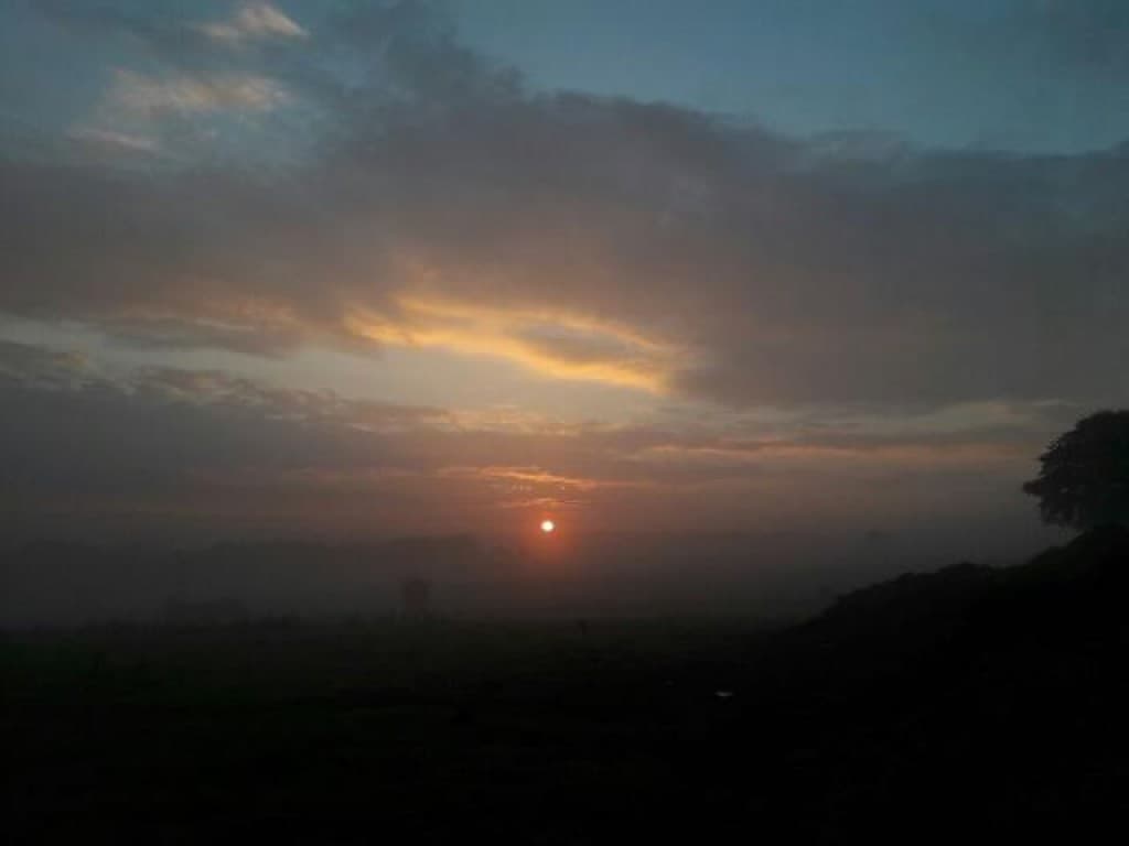 Lever de soleil dimanche matin 