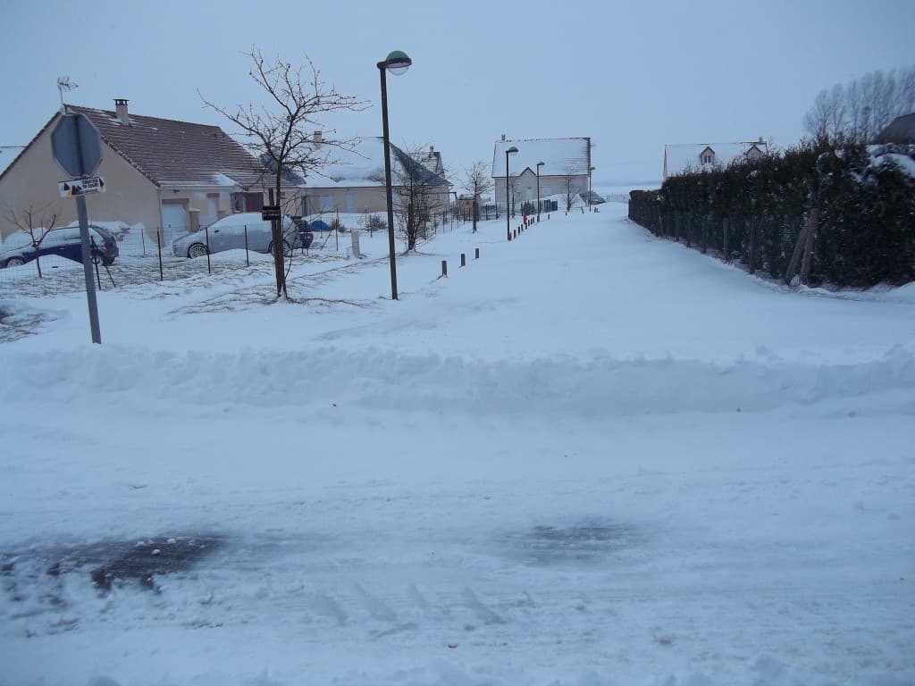 Record de neige en Seine Maritime