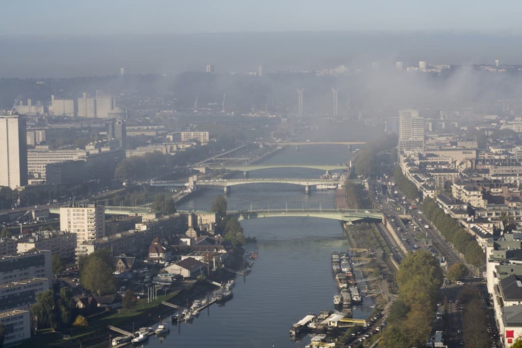 Brume sur Rouen
