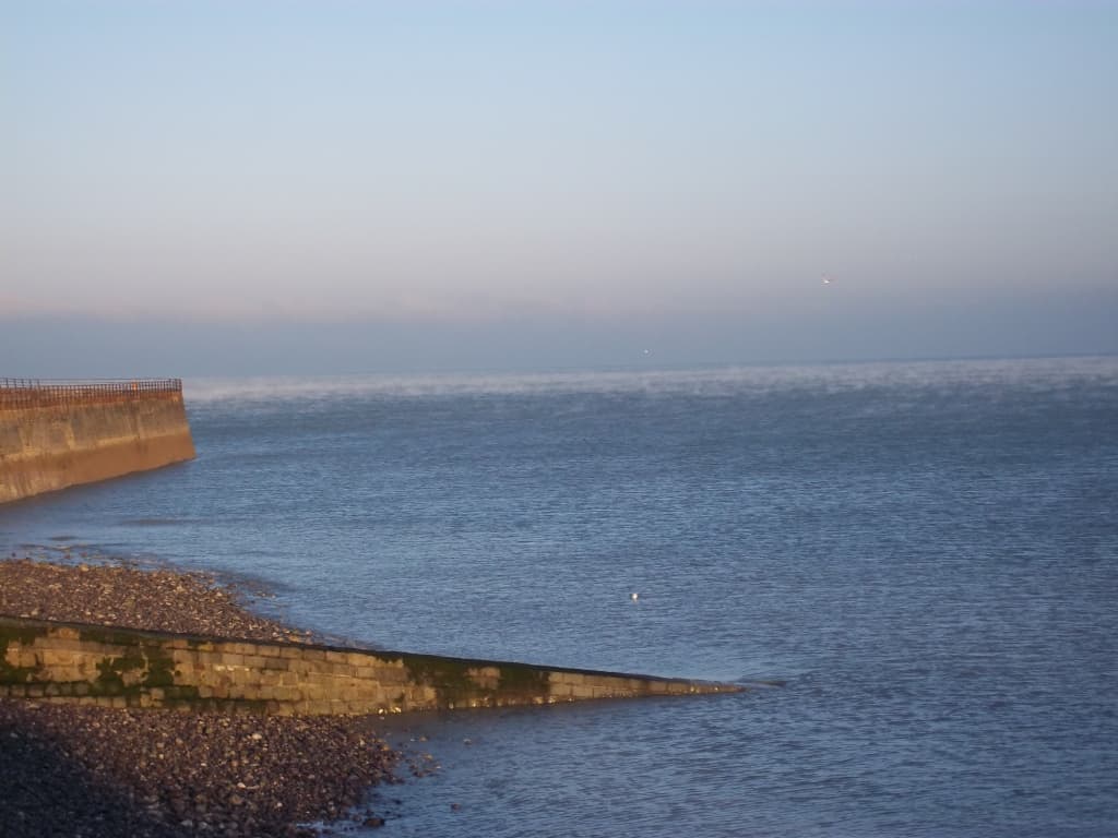 Fumée de la mer port de St Valéry
