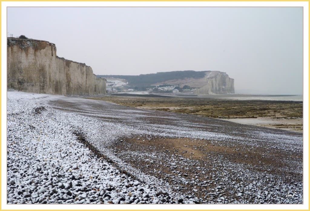 neige sur la Normandie