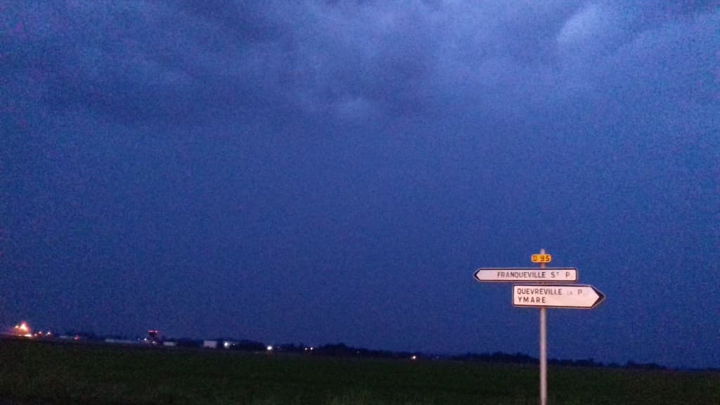Orage au dessus de boos 