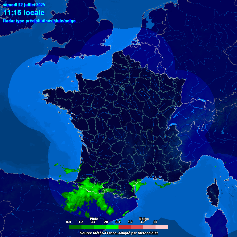 Image d'illustration pour Suivi des pluies en France
