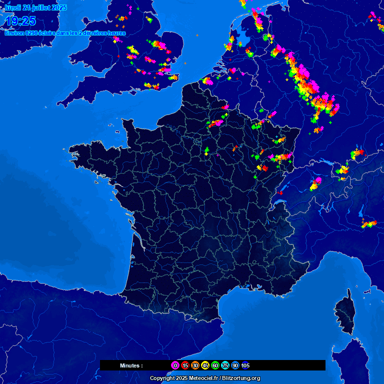 Image d'illustration pour Nouvelle vigilance aux orages dans l'Est pour jeudi