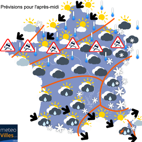 Le froid gagne le Sud-est, puis s'estompe lentement