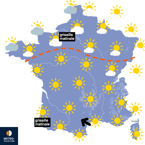 Estival jusqu'à ce week-end, puis retour de la fraîcheur !