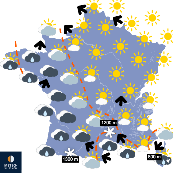 Retour de la pluie en fin de semaine