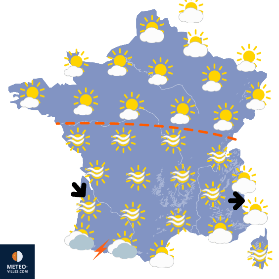 Retour de la chaleur, puis des orages !
