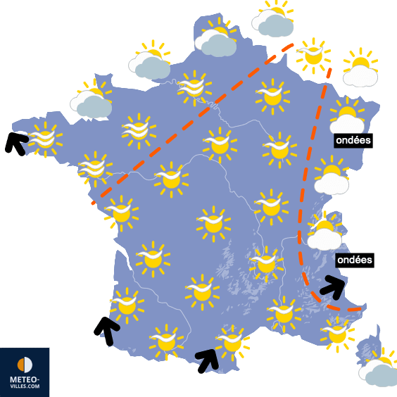 Douceur exceptionnelle au moins pour 15 jours encore...