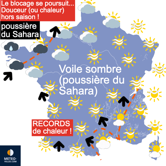 Fin de cette très longue période chaude et inédite