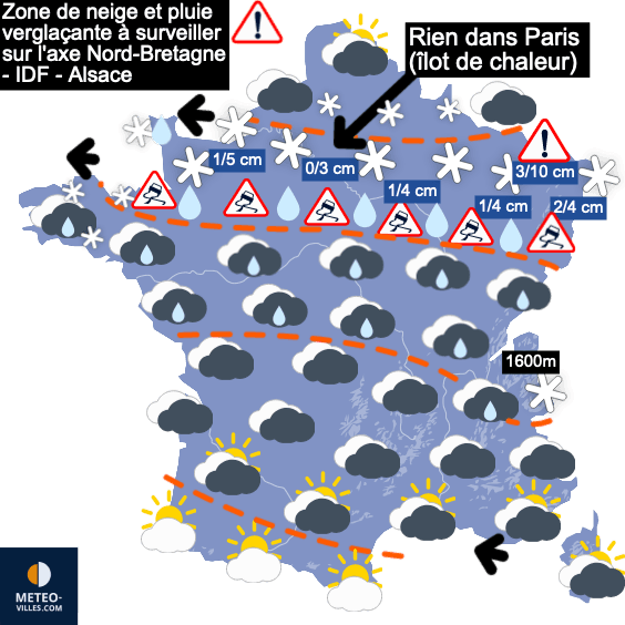 Redoux généralisé et temporaire en début de semaine