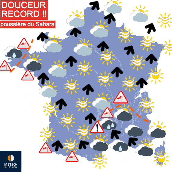 Records de douceur suivis d'une semaine plus classique