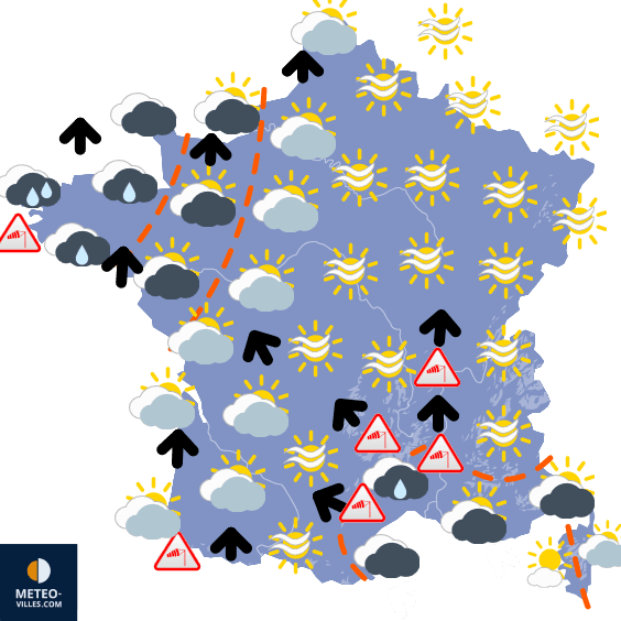 Grande douceur, avant le retour d'un courant océanique