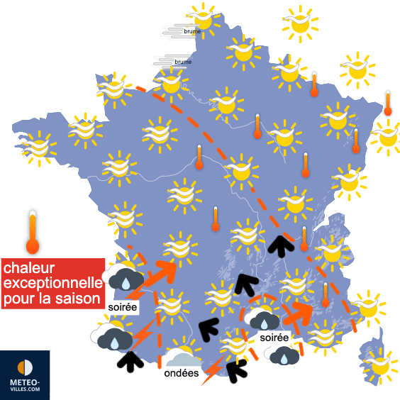 Retour des orages et refroidissement spectaculaire