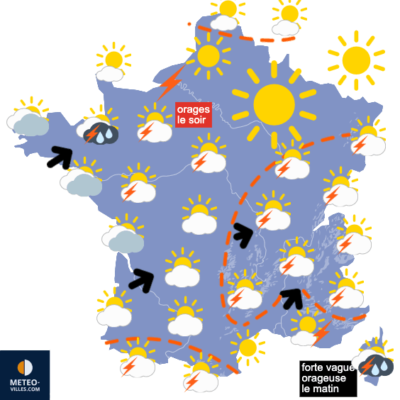 Début de semaine "classique" avant le retour de la chaleur