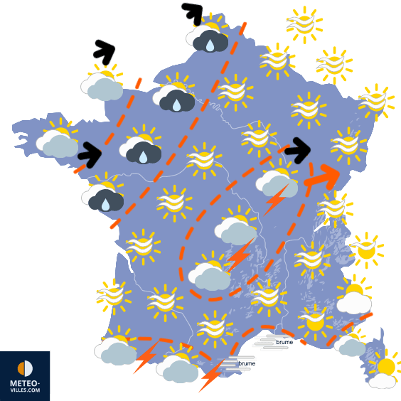 Nombreux orages en vue !
