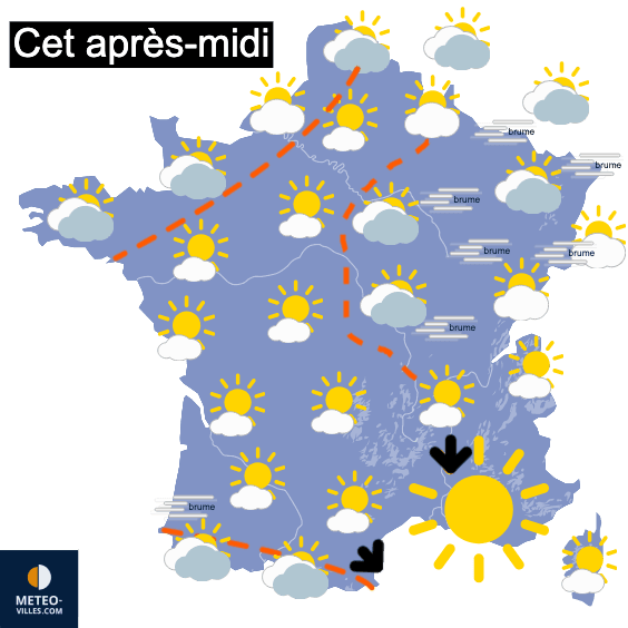Temps calme, au moins jusqu'en fin de semaine