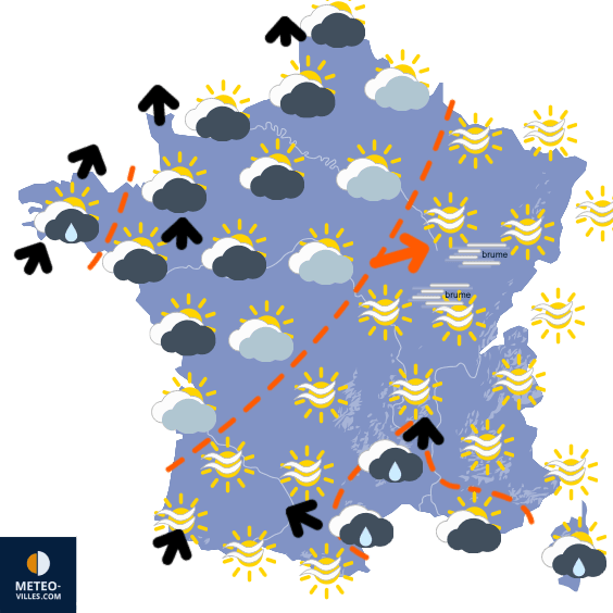 Un week-end pluvieux, avant une amélioration