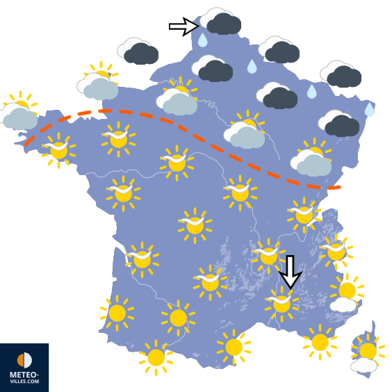 Pic de chaleur très passager pour mardi