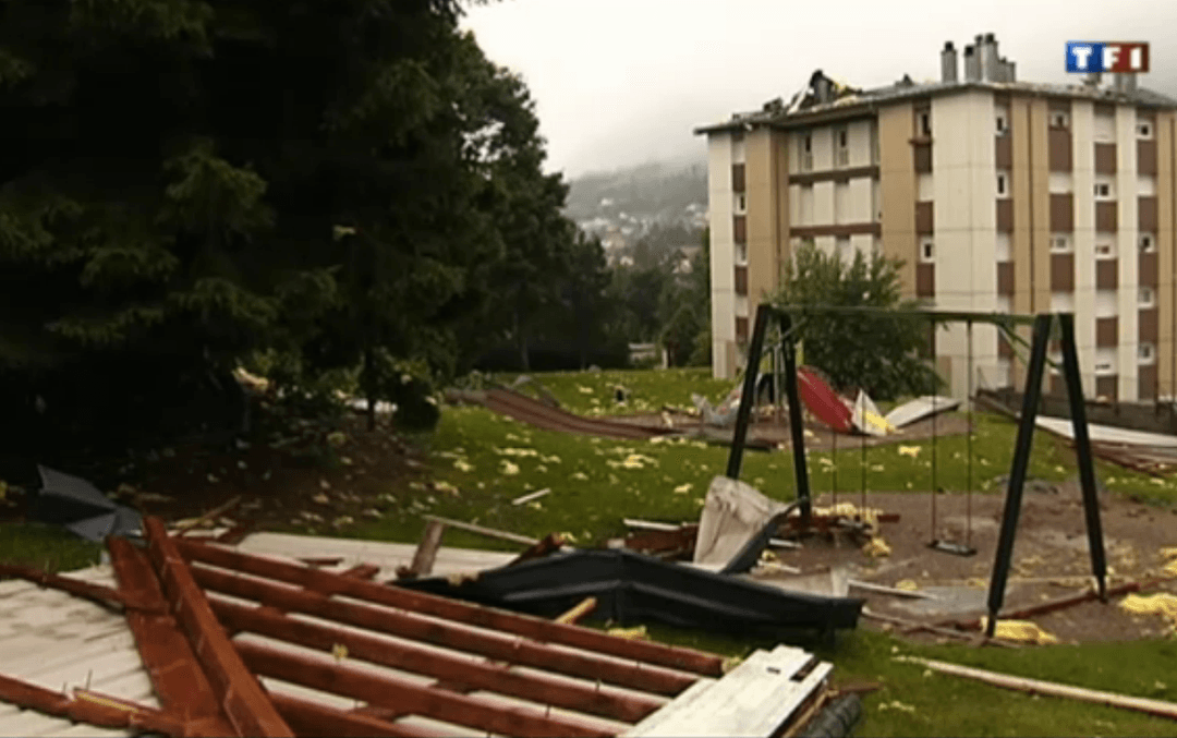 Image d'illustration pour Tornade (?) à Gerardmer, vent violent et chutes de grêle dans le Nord-est samedi soir