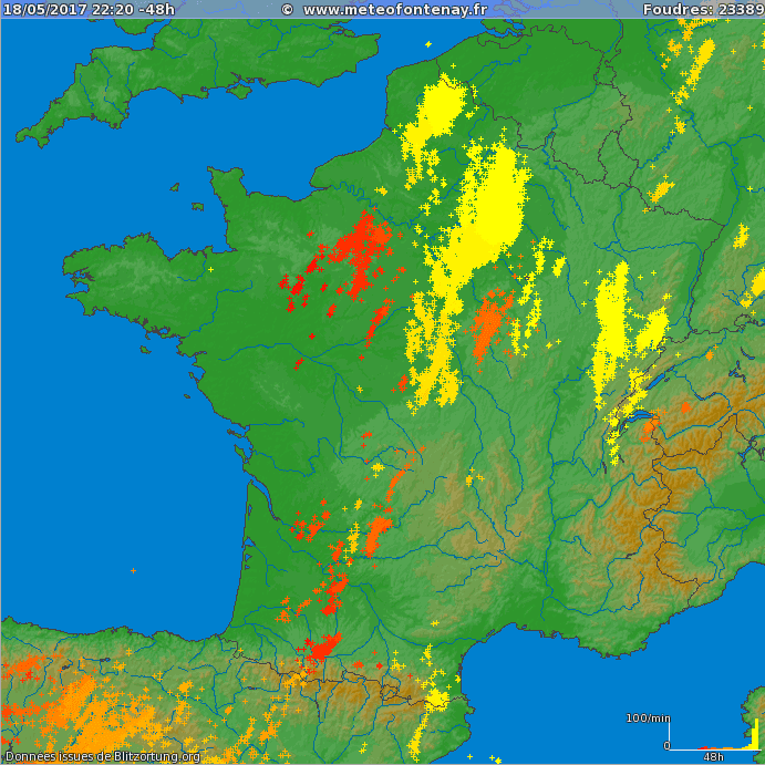 Image d'illustration pour Alerte orages entre mercredi et jeudi