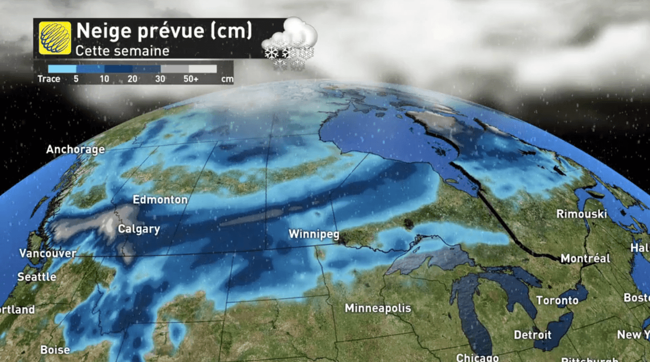 Image d'illustration pour Hiver précoce : l'ouest du Canada croule sous la neige