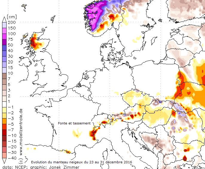 Image d'illustration pour Quel enneigement en montagne pour Noël ?