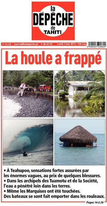 Image d'illustration pour Outre-Mer : Houle en Polynésie et givre sur la Réunion