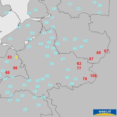Image d'illustration pour Trombes et mauvais temps aux Pays Bas