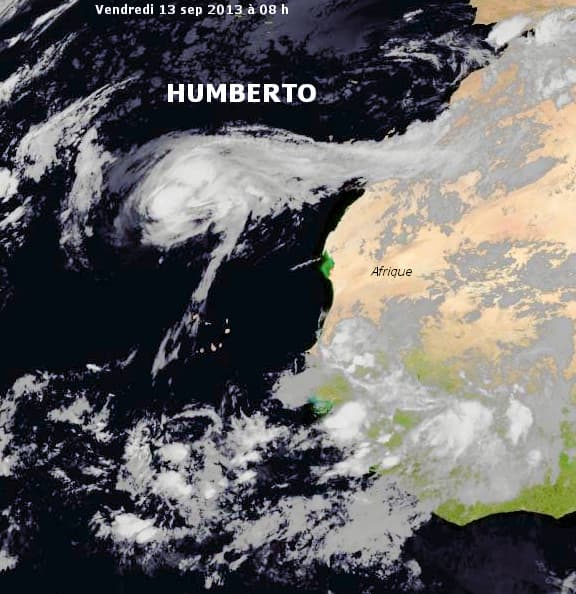 Image d'illustration pour Ouragan Humberto (Cap Vert - Atlantique)