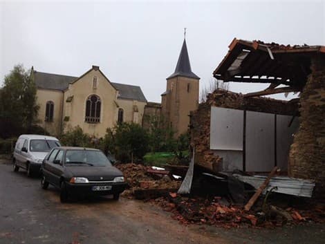 Image d'illustration pour Violentes rafales à Saint-Hilaire-le-Vouhis (Vendée) et tornade à Marseille