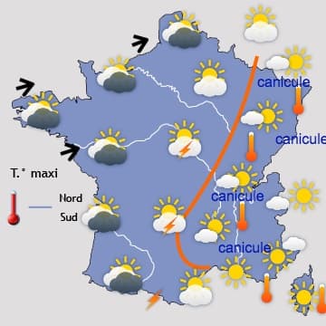 Retour du beau temps en 2eme partie de semaine