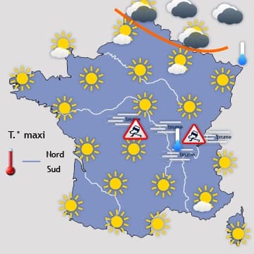 Retour des nuages au Nord