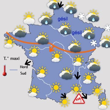 Nuits froides et journées ensoleillées