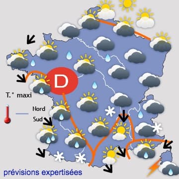 Dépressionnaire sur presque toute l'Europe et la Méditerrannée !